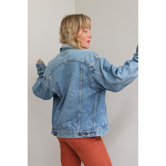 1980's Vintage Levi's 70507 Denim Jean Trucker Jacket ~Men's SM MD Women's MD LG - Picture 3 of 10